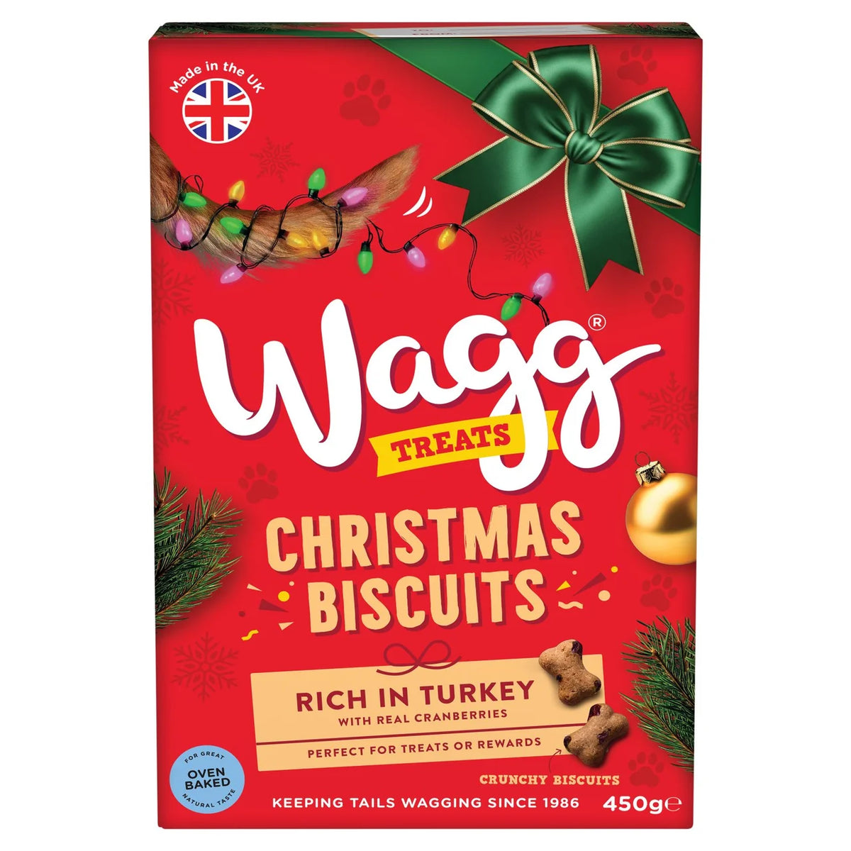 Wagg Xmas Biscuits 450g