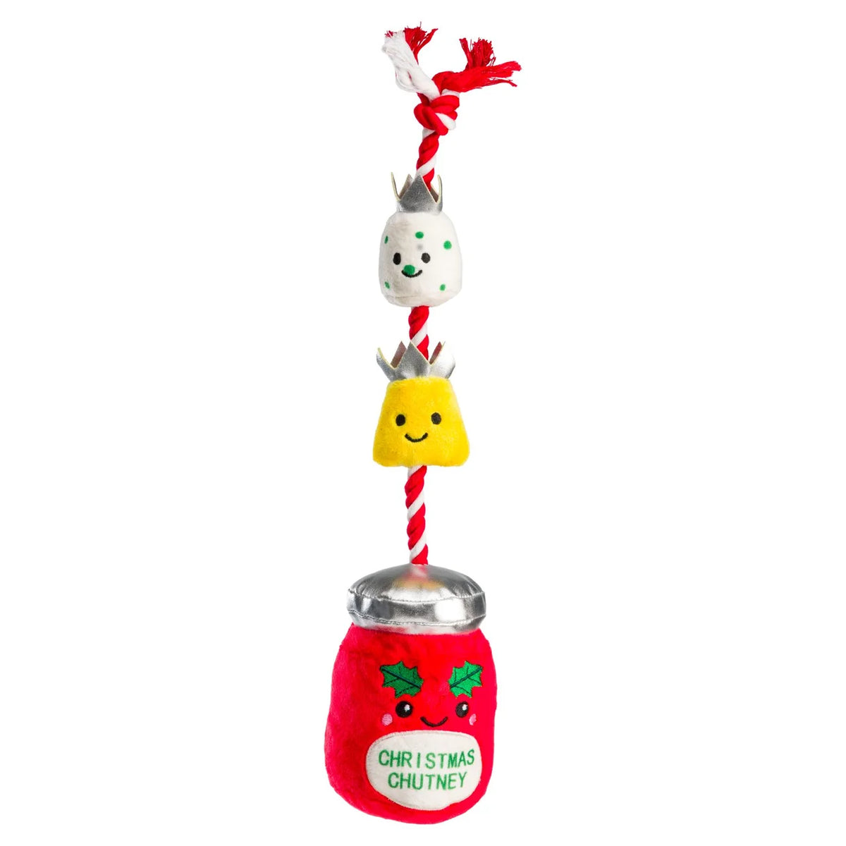 House of Paws Christmas Chutney and Cheese Rope Toy
