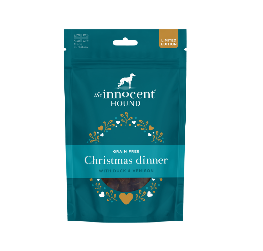 The Innocent Hound Christmas Dinner Feast With British Duck And Venison 120g