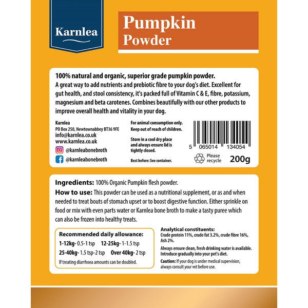 Karnlea Pumpkin Powder 200g