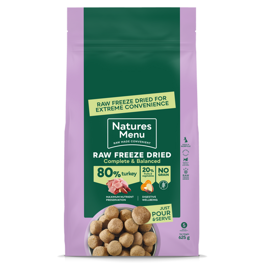 Natures Menu Freeze Dried 625g