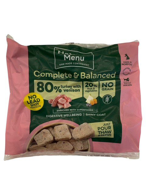 Natures Menu Nuggets 80/20 Venison & Turkey 1kg