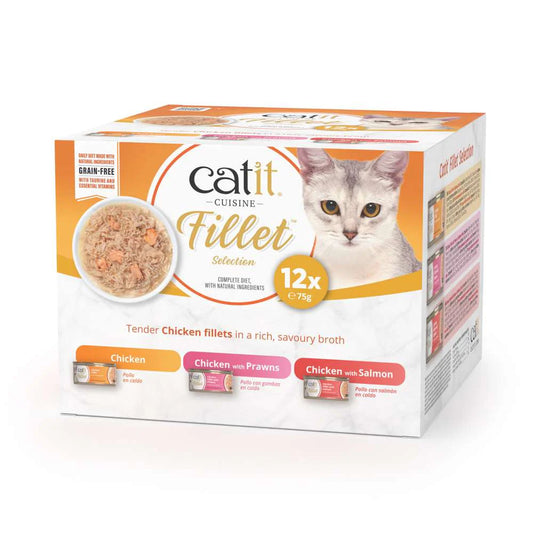 Catit Cuisine Fillet Selection 12x75g
