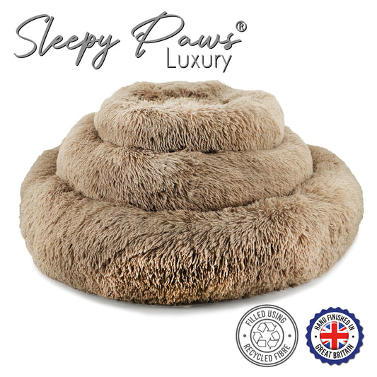 Ancol Super Plush Donut Bed Oatmeal