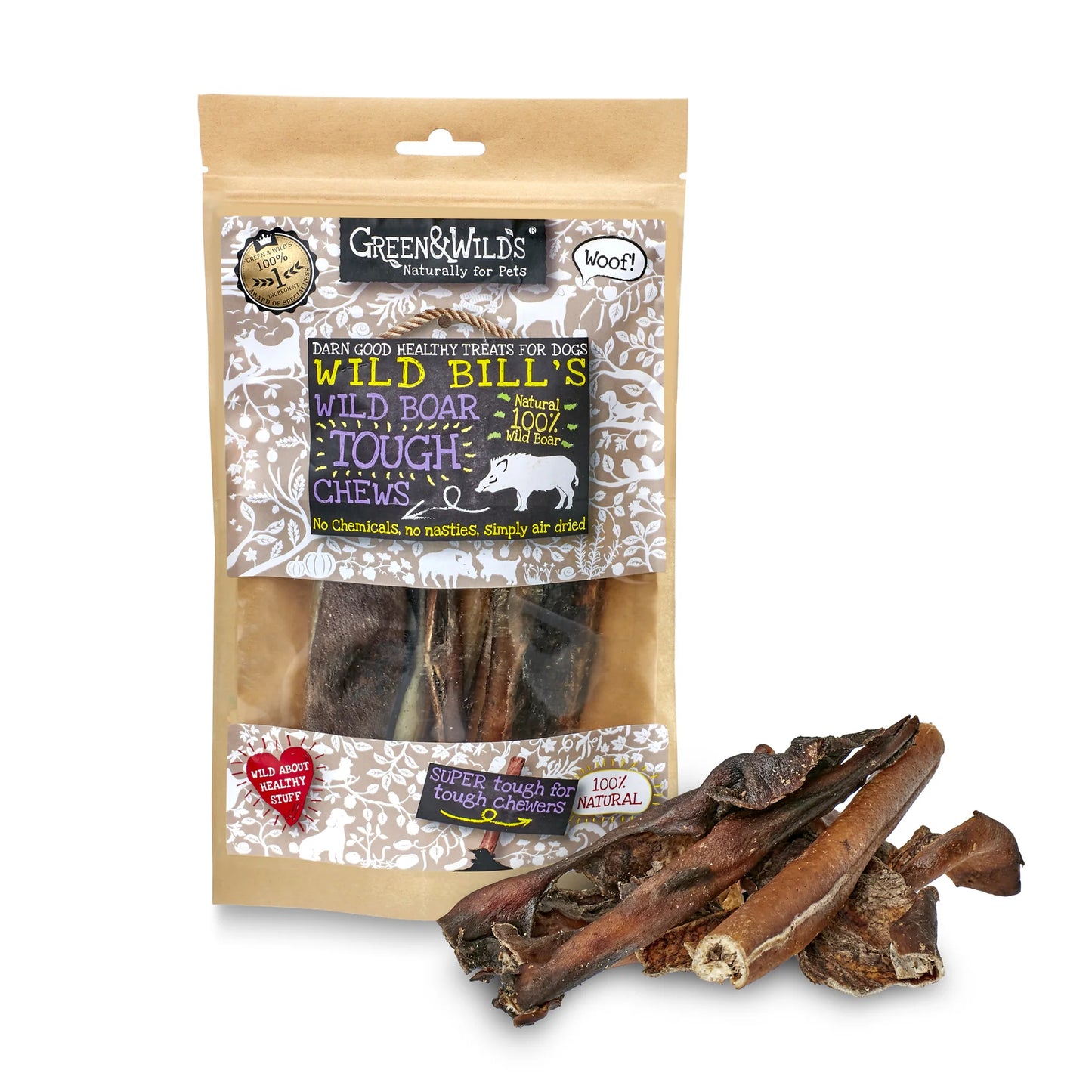 Green & Wild's Wild Boar Tough Chew 160g