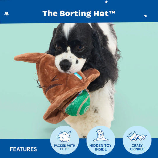 BARK Wizarding World Of Harry Potter Dog Toy The Sorting Hat