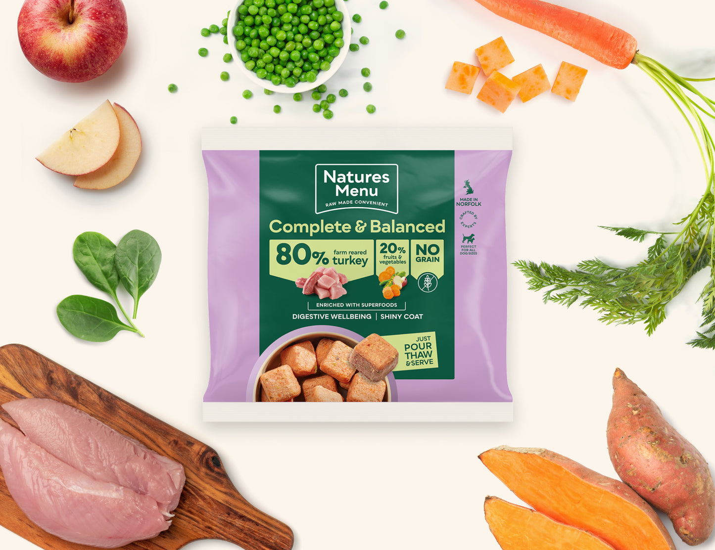 Natures Menu 80/20 Nuggets 1kg