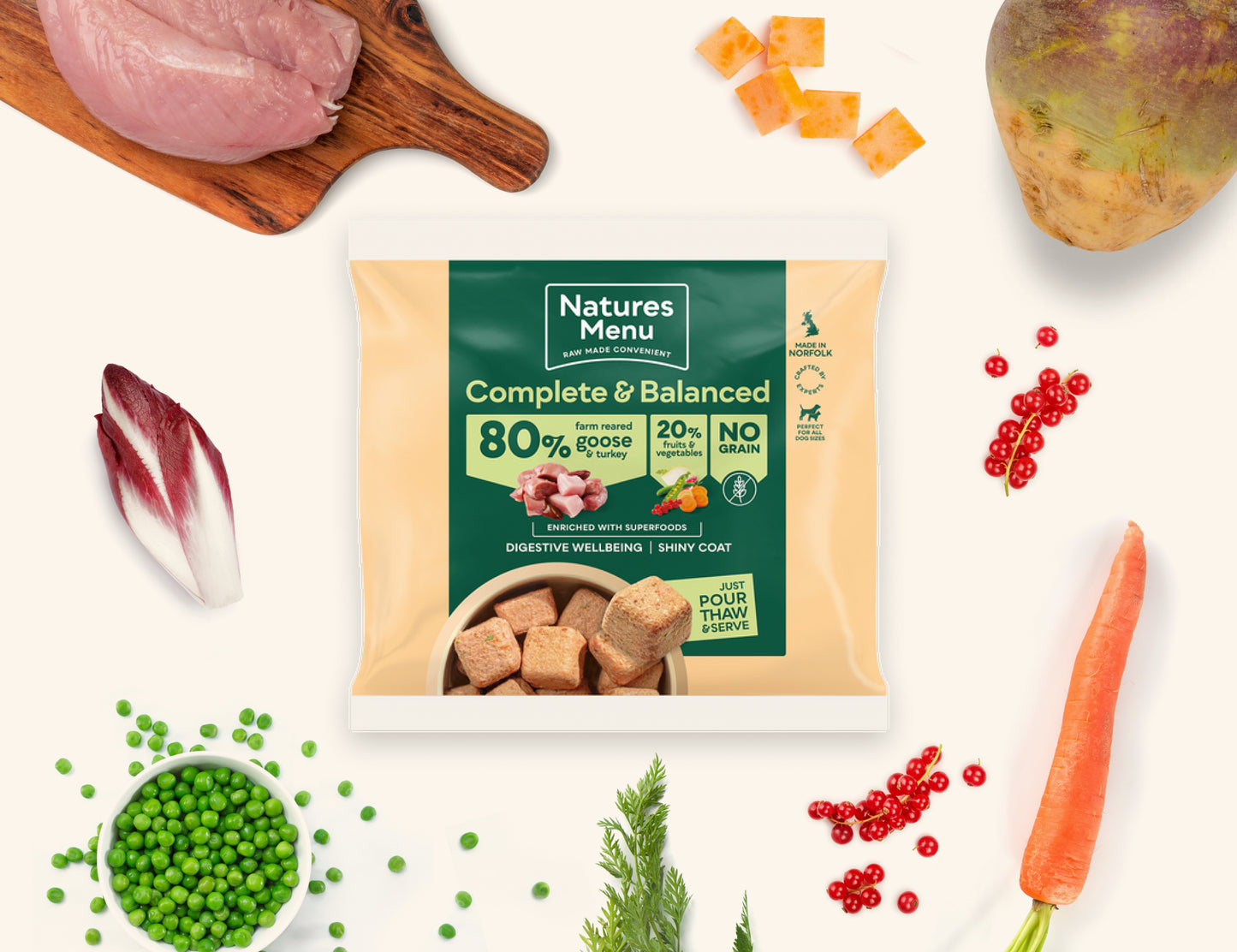 Natures Menu 80/20 Nuggets 1kg