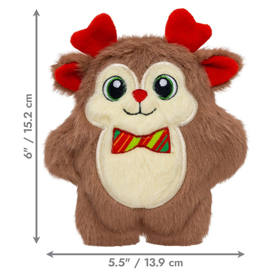 KONG Holiday Snuzzles Bow Tie Reindeer Small