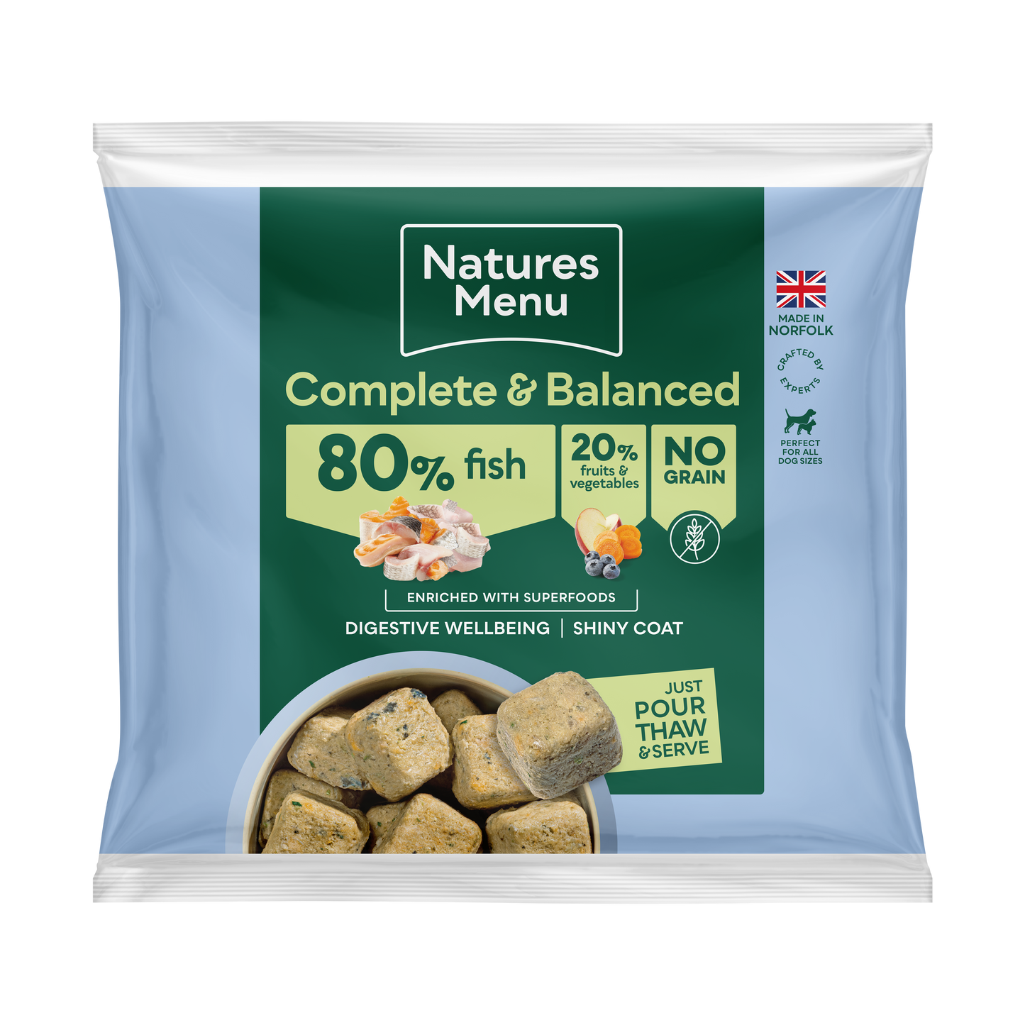 Natures Menu 80/20 Nuggets 1kg