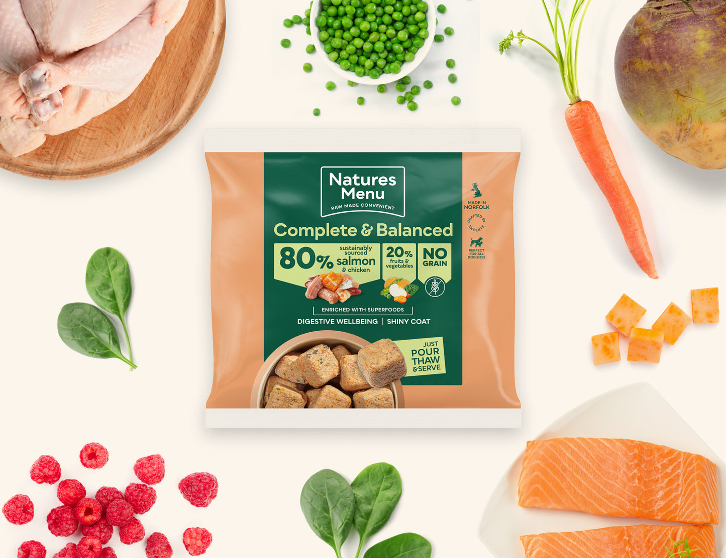 Natures Menu 80/20 Nuggets 1kg