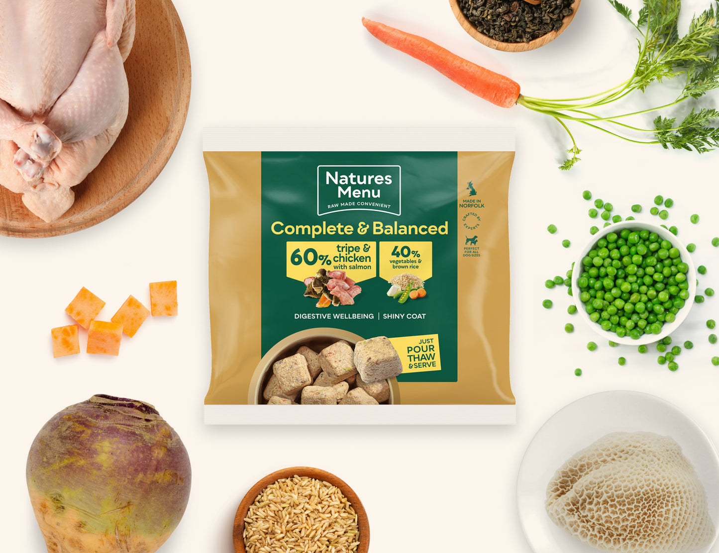 Natures Menu 60/40 Nuggets 1kg