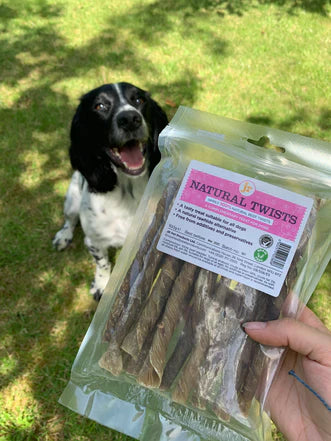 JR Natural Beef Bladder Twist 100g