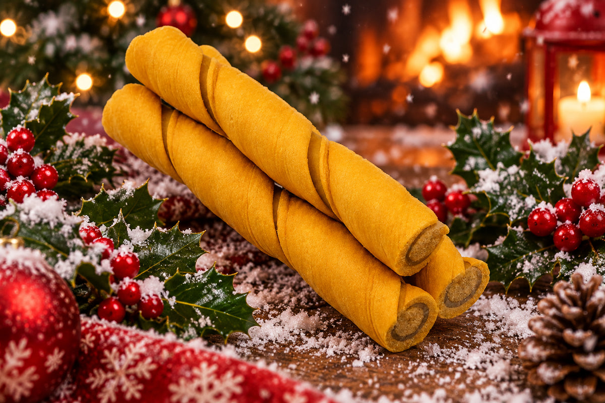 Zero Hide Cranberry & Parsnip Twists