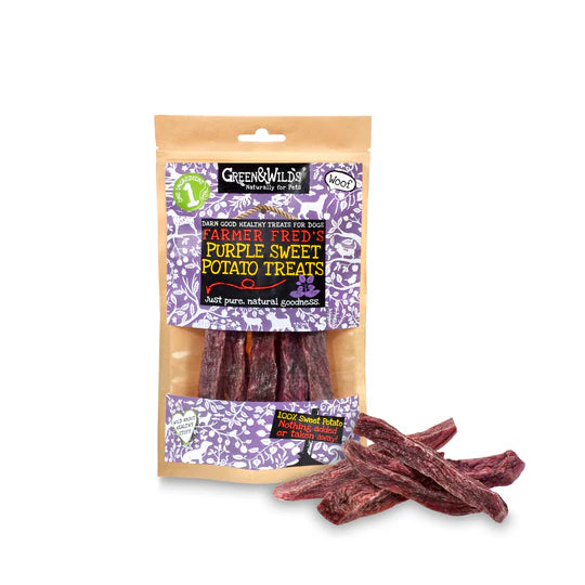 Green & Wild's Purple Sweet Potato Treats 100g
