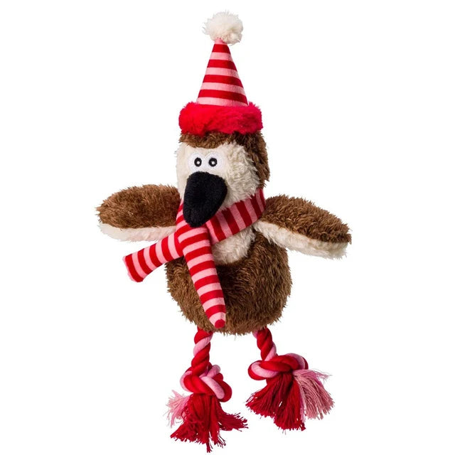House Of Paws Merry & Bright Penguin Dog Toy