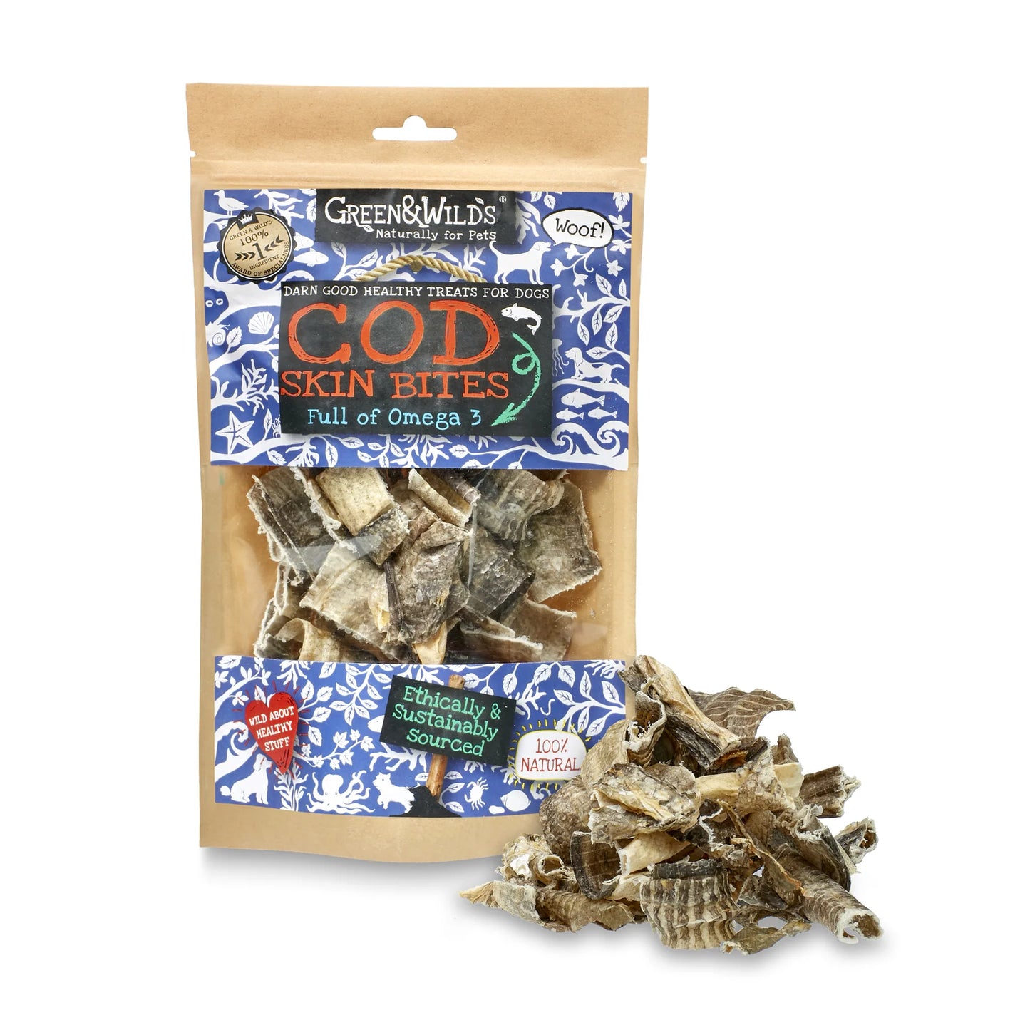 Green & Wilds Cod Feasts Whole Skin 50 g