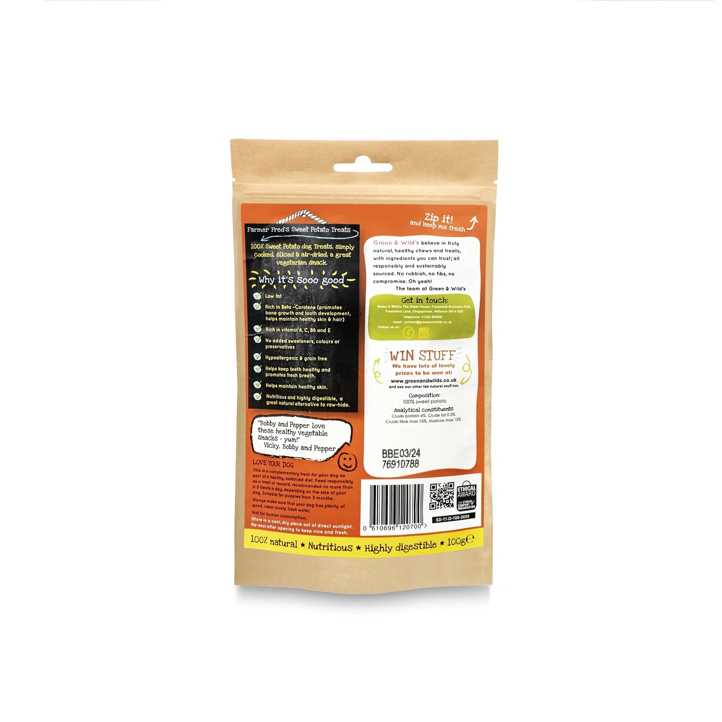 Green & Wild's Sweet Potato 100g