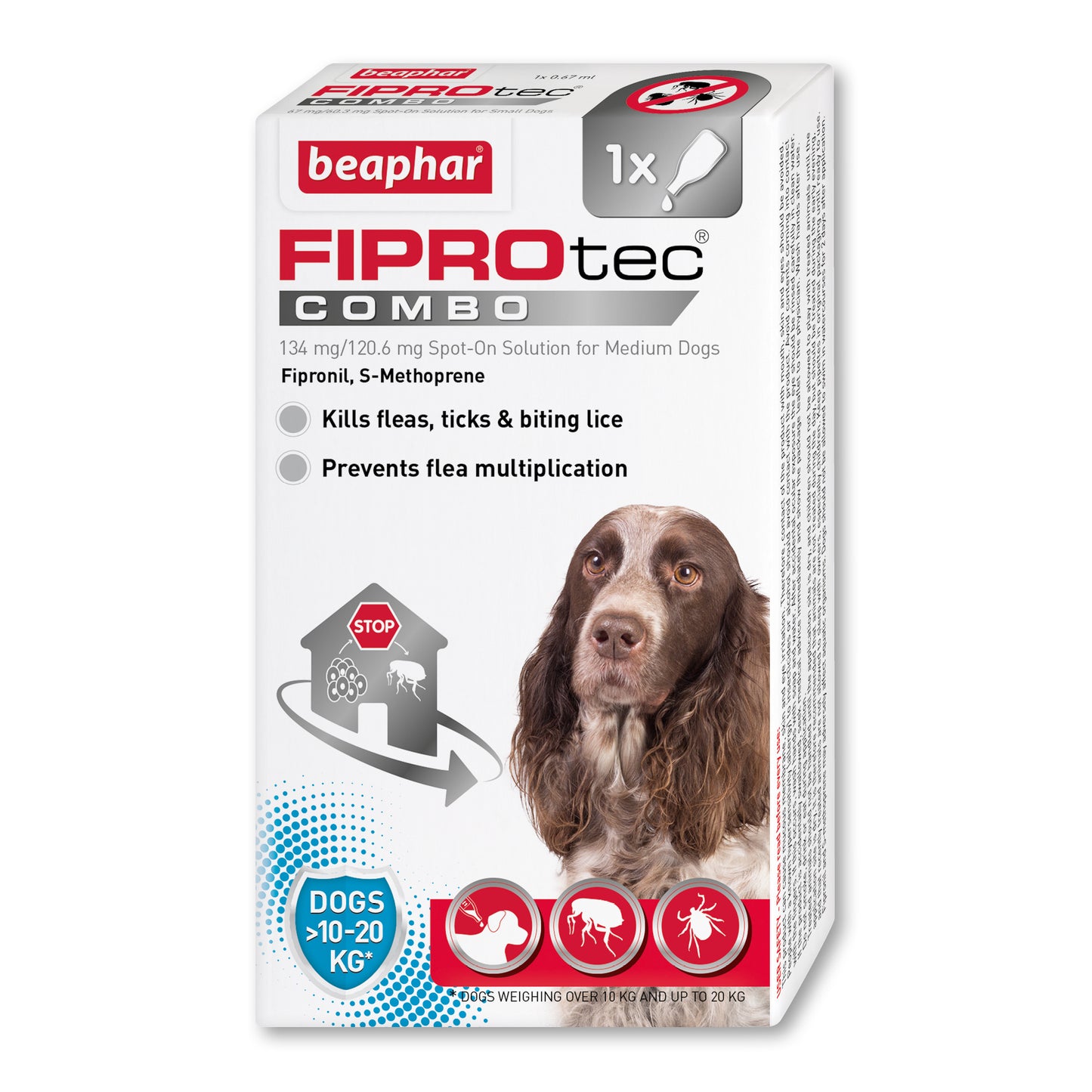 Beaphar Fiprotec Combo Medium Dog