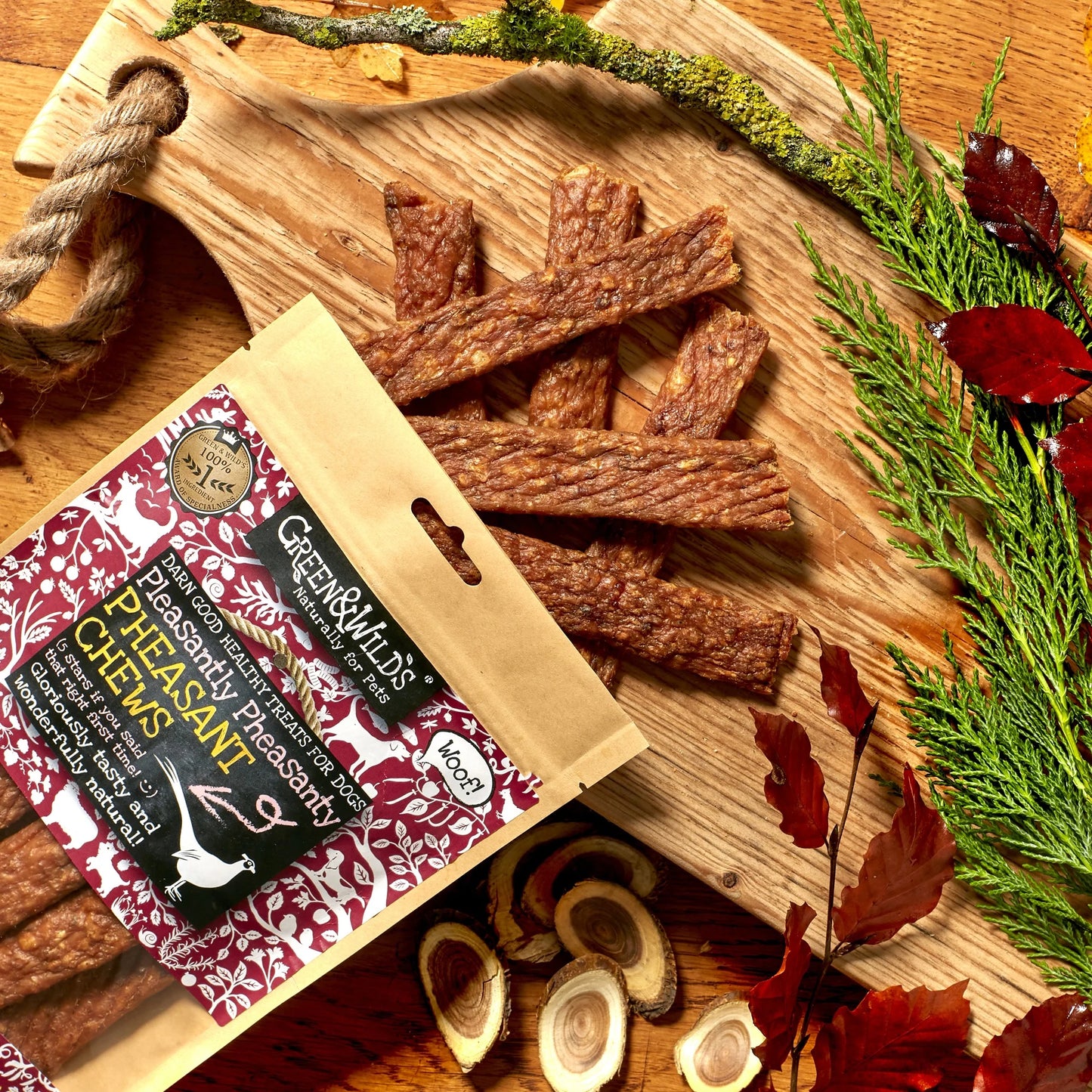 Green & Wild's Pleasantly Pheasanty Pheasant Chews