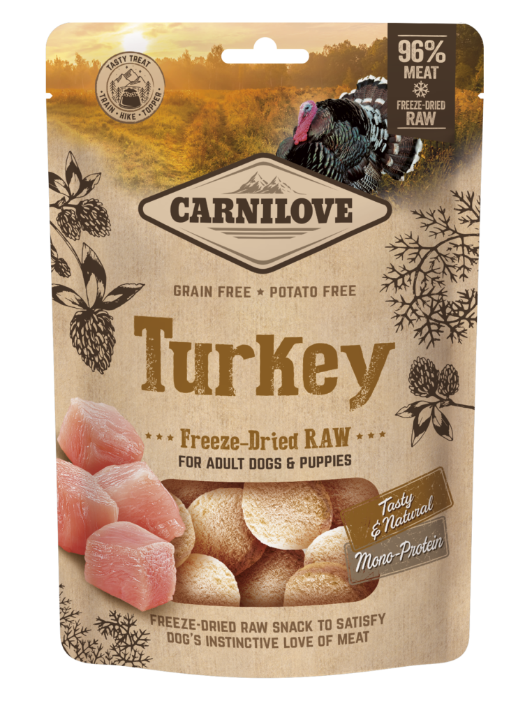 Carnilove Turkey Freeze Dried RAW 60g