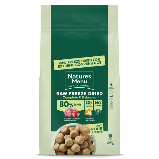 Natures Menu Freeze Dried 625g