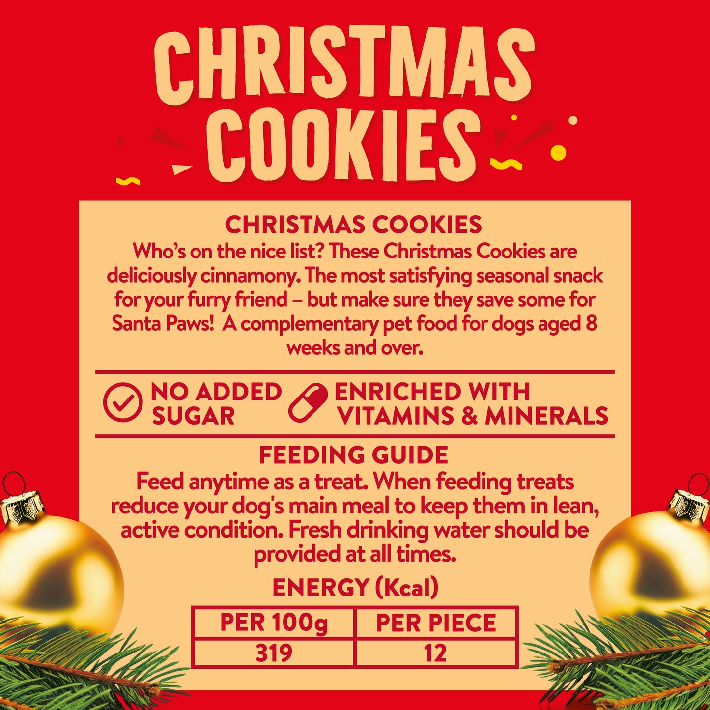 Wagg Christmas Cookies 100g