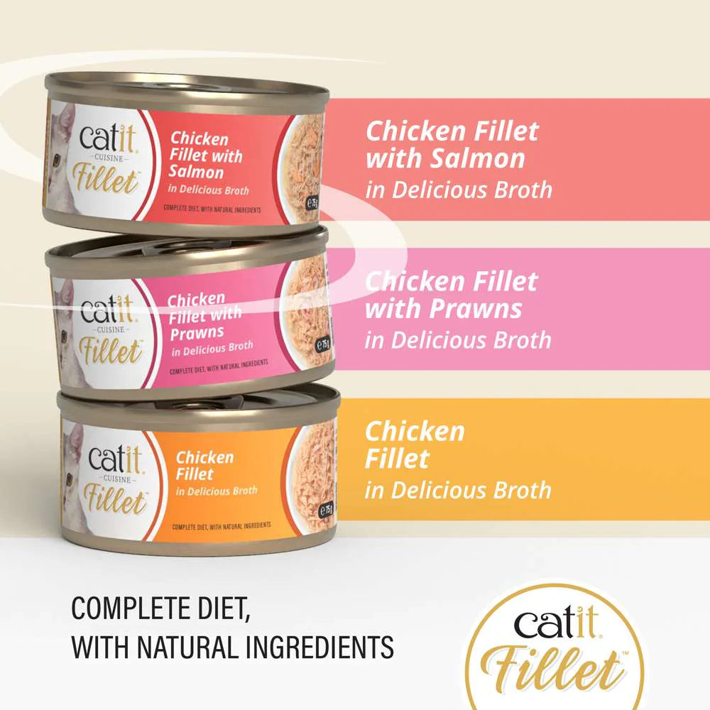Catit Cuisine Fillet Selection 12x75g