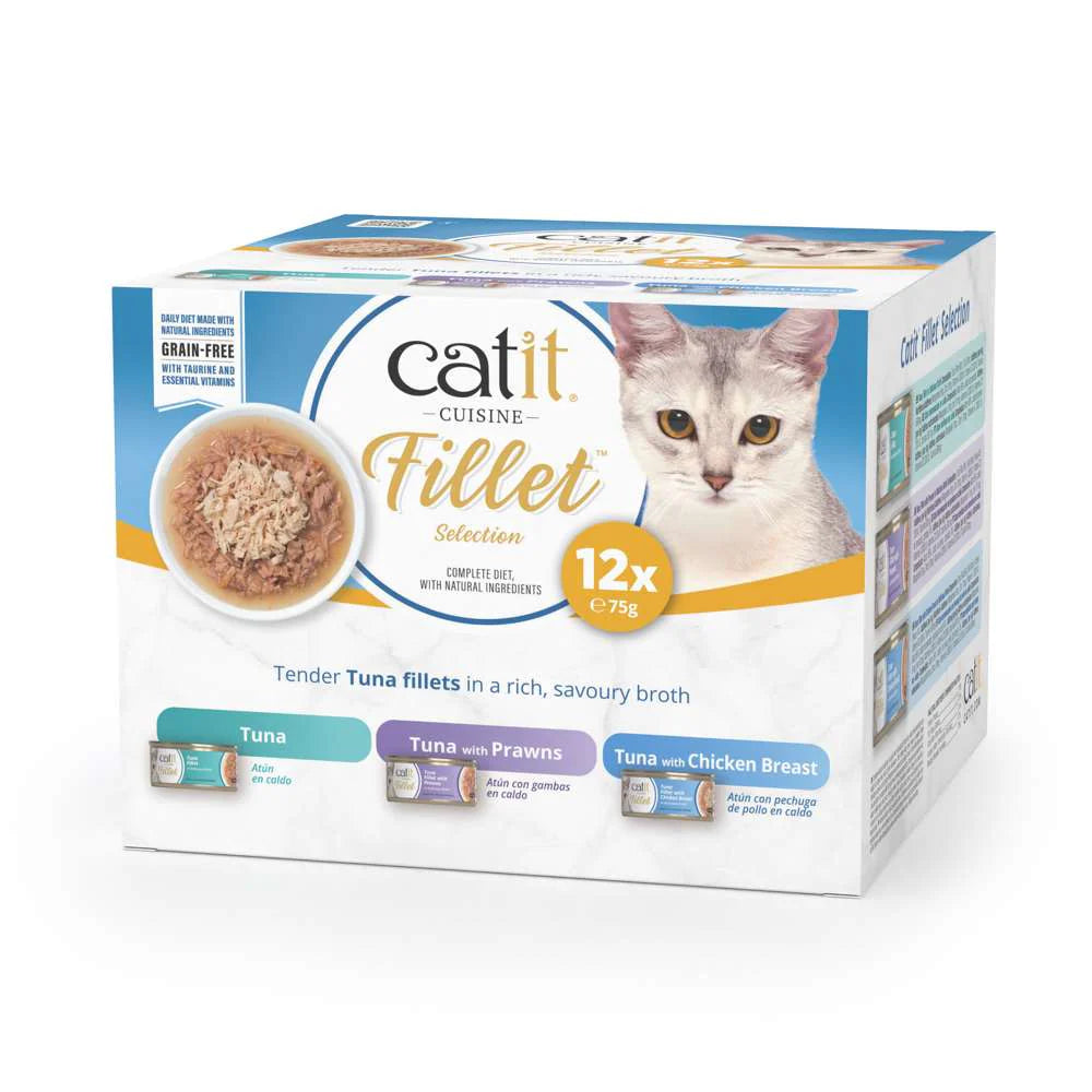 Catit Cuisine Fillet Selection 12x75g