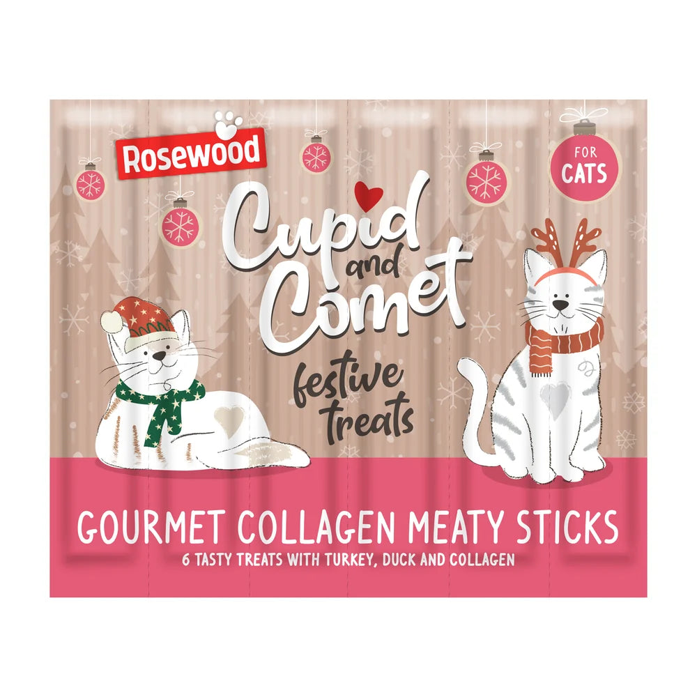 Rosewood Cat Collagen Festive Sticks 30g