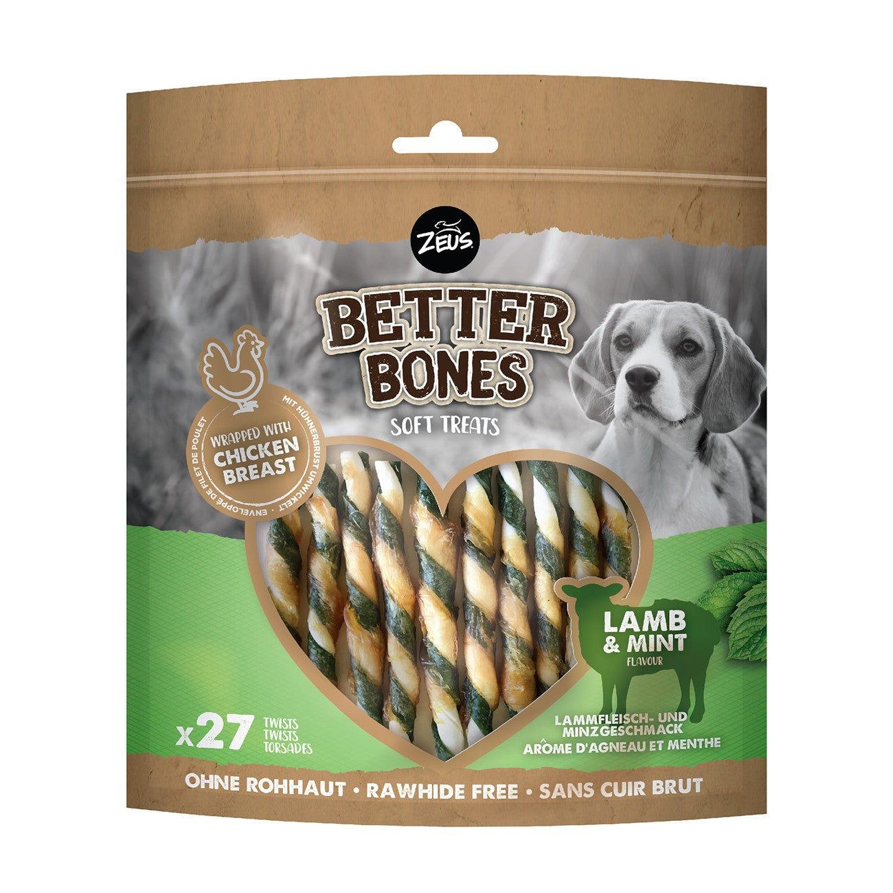 Zoë & Zeus Better Bones Wrapped Twists 27 Pack