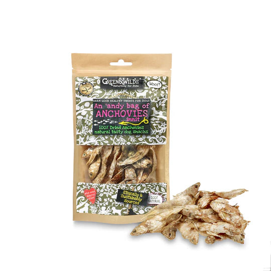 Green & Wild's 'Andy Bag of Anchovies 50g