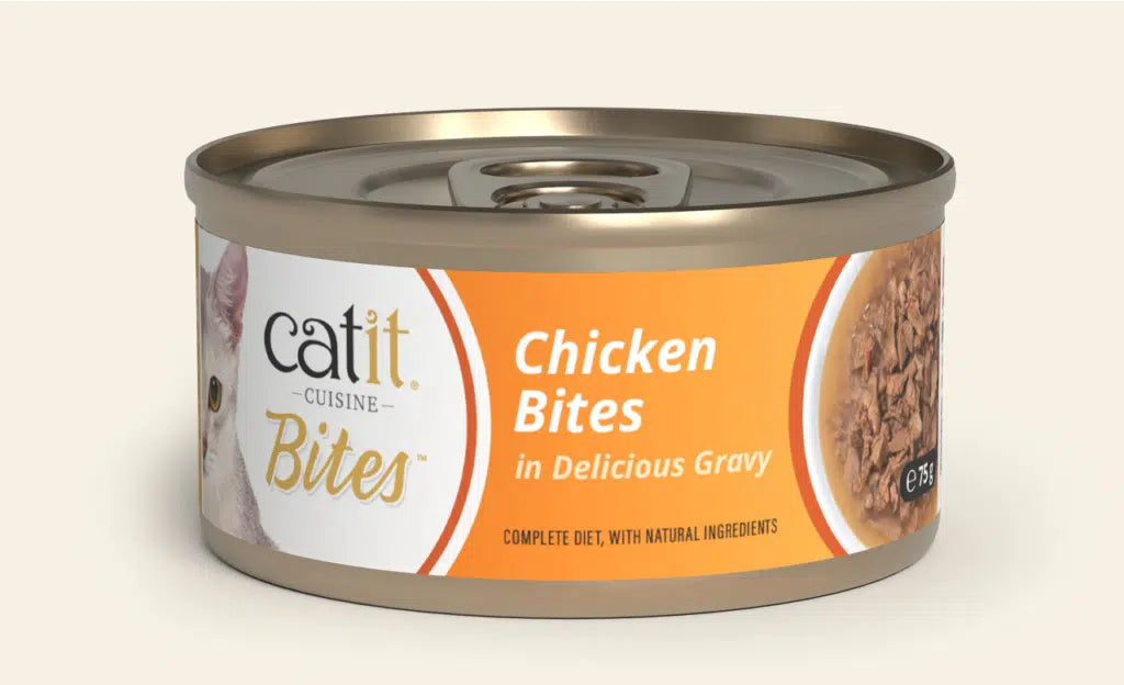 Catit Bites In Gravy 75G