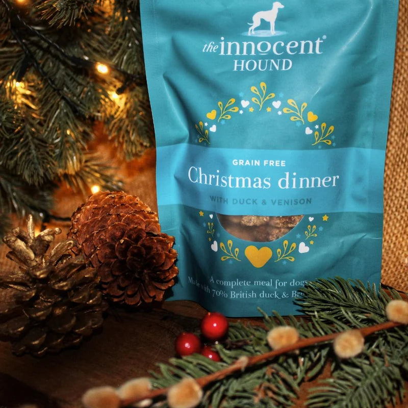 The Innocent Hound Christmas Dinner Feast With British Duck And Venison 120g