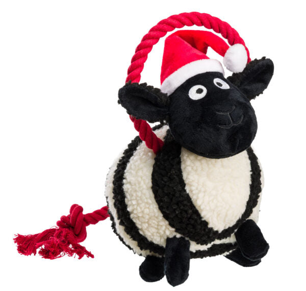 House Of Paws Baa Humbug Festive Sheep Dog Toy