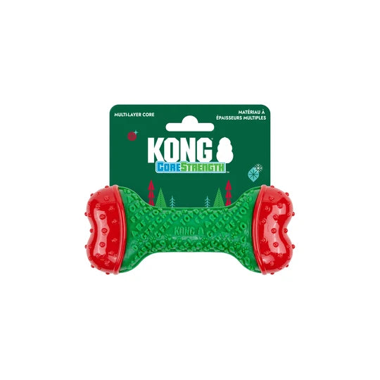 KONG Holiday CoreStrength Bone Green Small/Medium