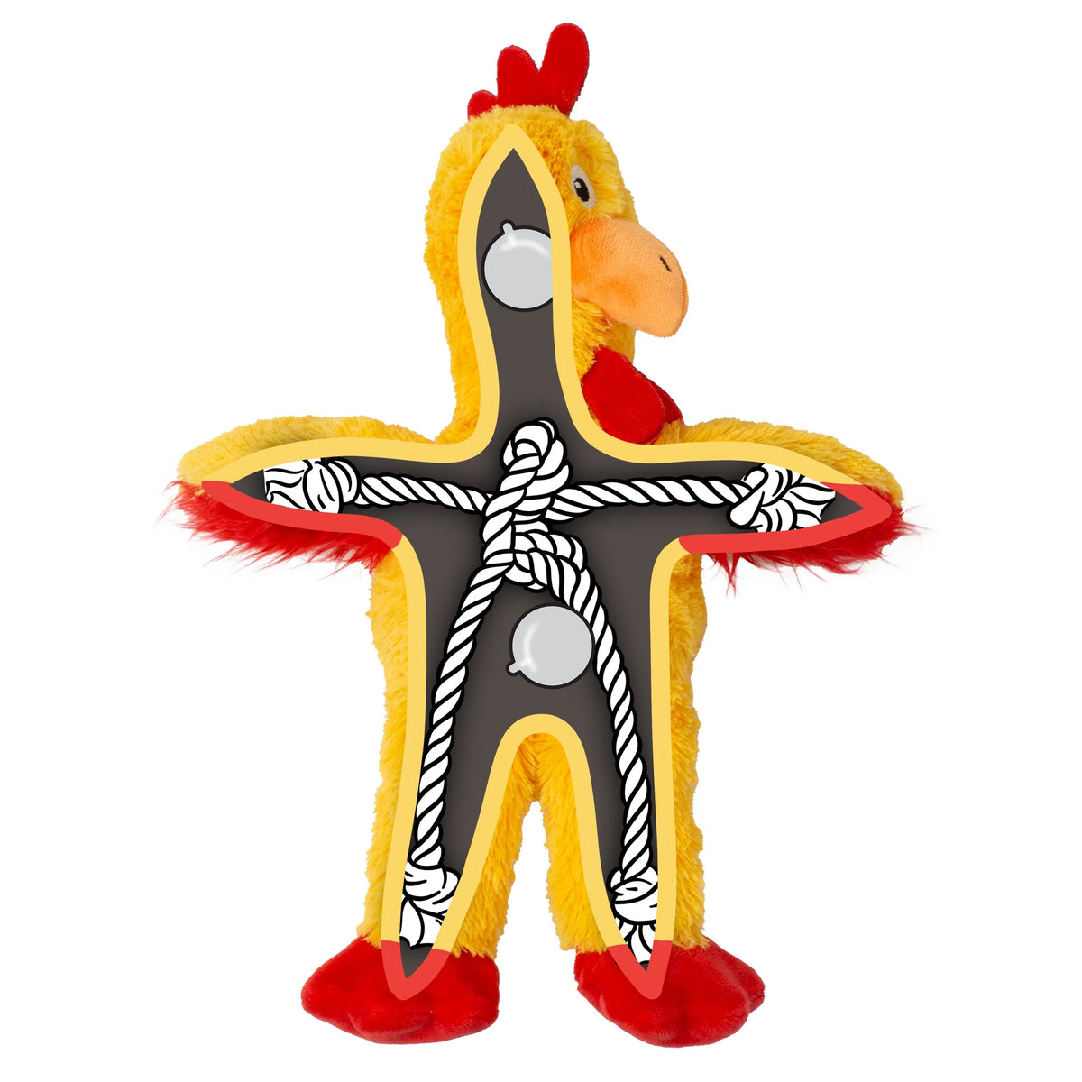 KONG Holiday Knots Chicken Medium/Large