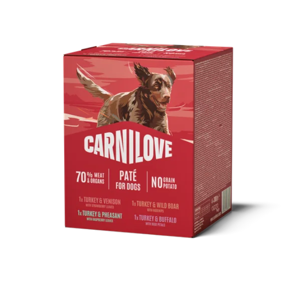 Carnilove Adult Wet Dog Pouch Multipack 4x300g