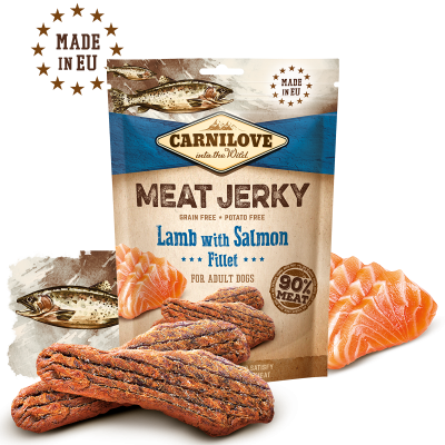 Carnilove Jerky Lamb With Salmon Filet 100g