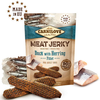 Carnilove Jerky Duck & Herring Fillet 100g