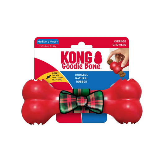 KONG Holiday Goodie Bone  Medium