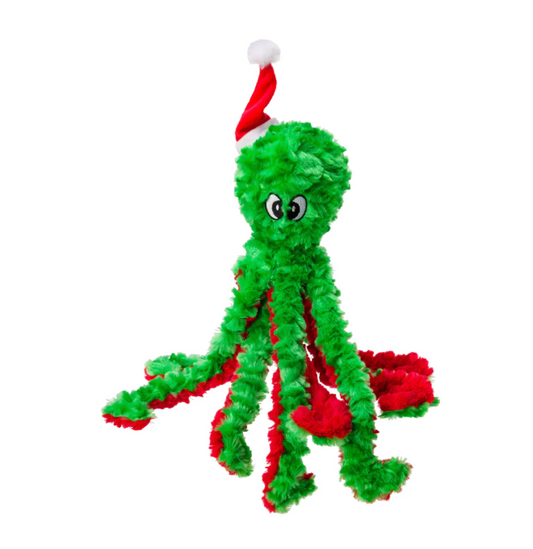 House of Paws Christmas Octopus Dog Toy