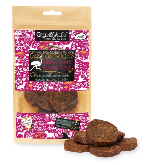 Ozzy Ostrich Marvellous Medallions 100g