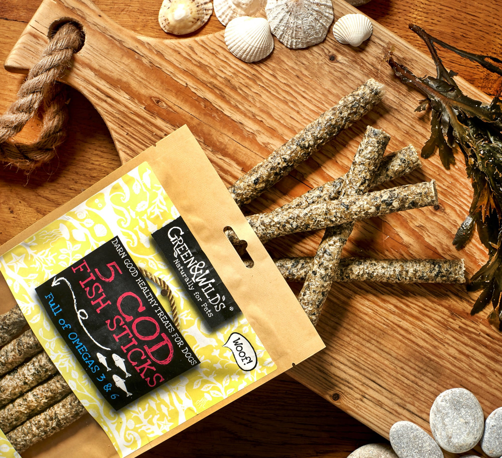 Green & Wilds 5 Cod Fish Sticks 100g