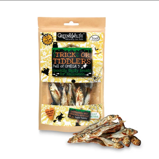 Green & Wild's Trick Or Tiddlers For Dogs 75G