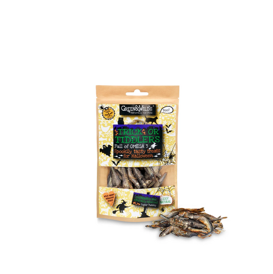Green & Wild's Trick Or Tiddlers For Cats 40G