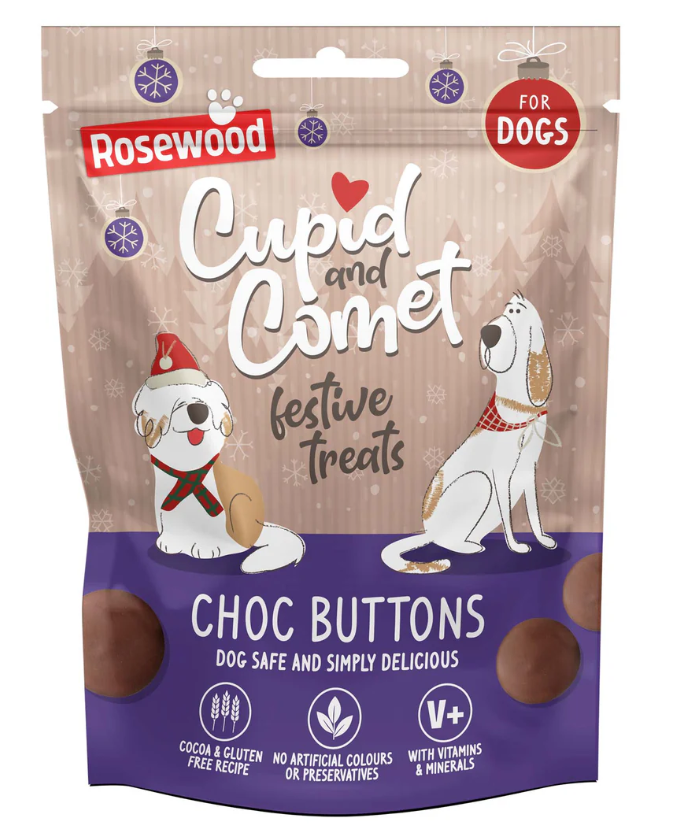 Rosewood Christmas Choc Buttons 150g