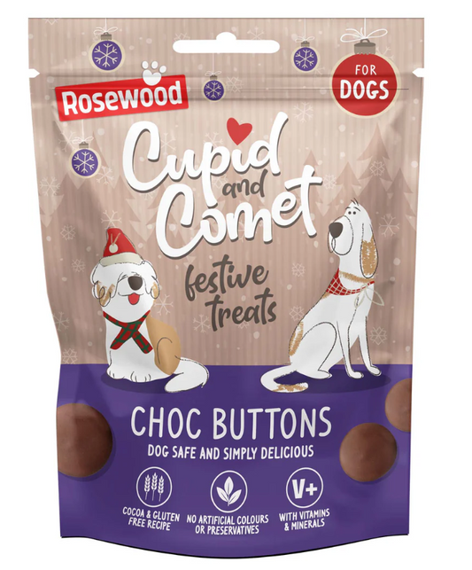 Rosewood Christmas Choc Buttons 150g