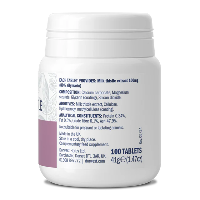 Dorwest Milk Thistle Tablets