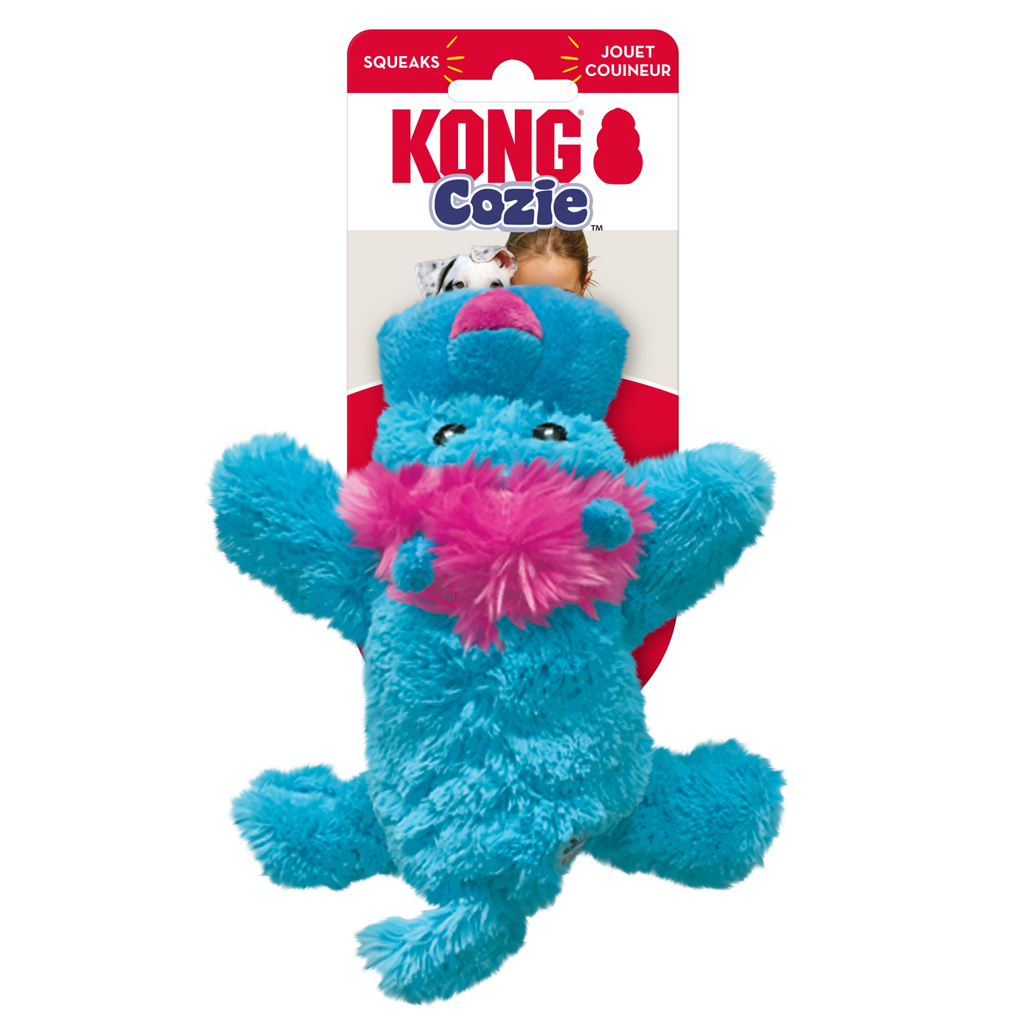 KONG Cozie Brights Small Assorted Colours